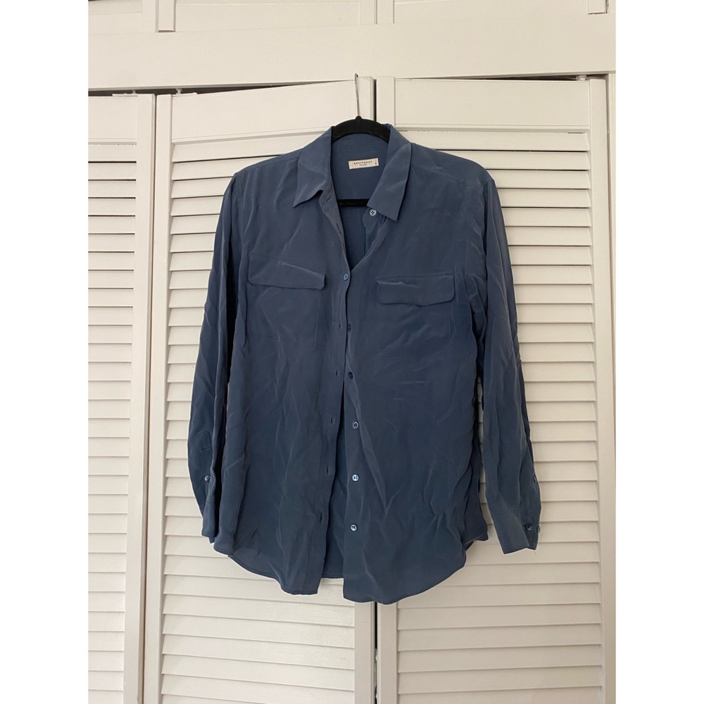 Equipment Femme Silk Button Down